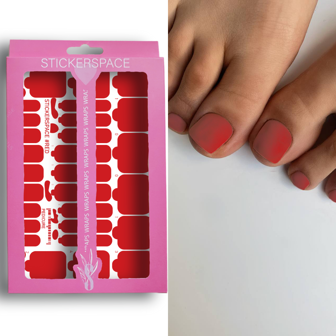 Плівки для нігтів  "Red"