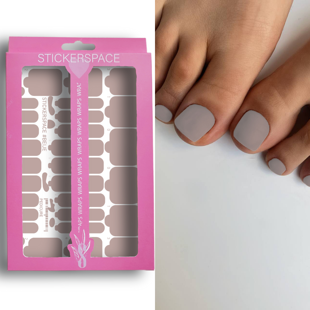 Nail wrap "Beige"