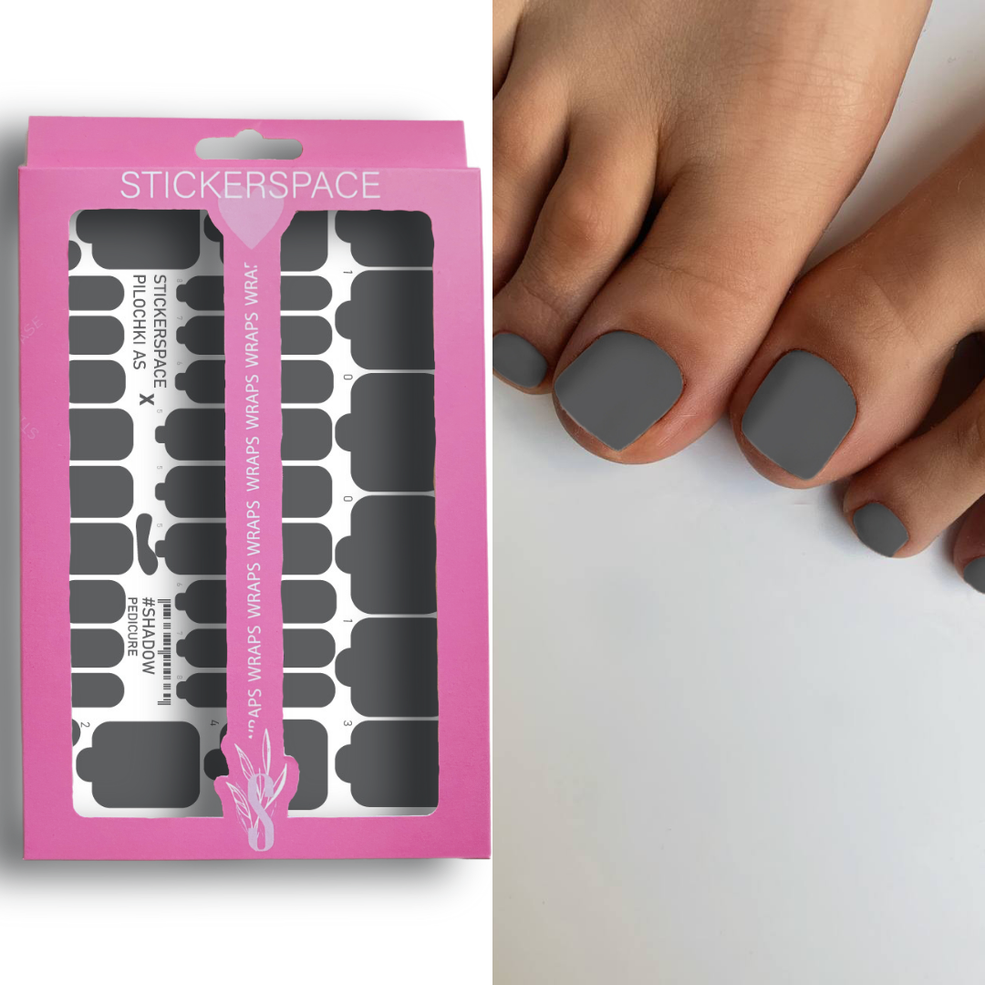 Nail pedicure wrap "Shadow"
