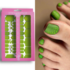 Pedicure nail wrap Grass