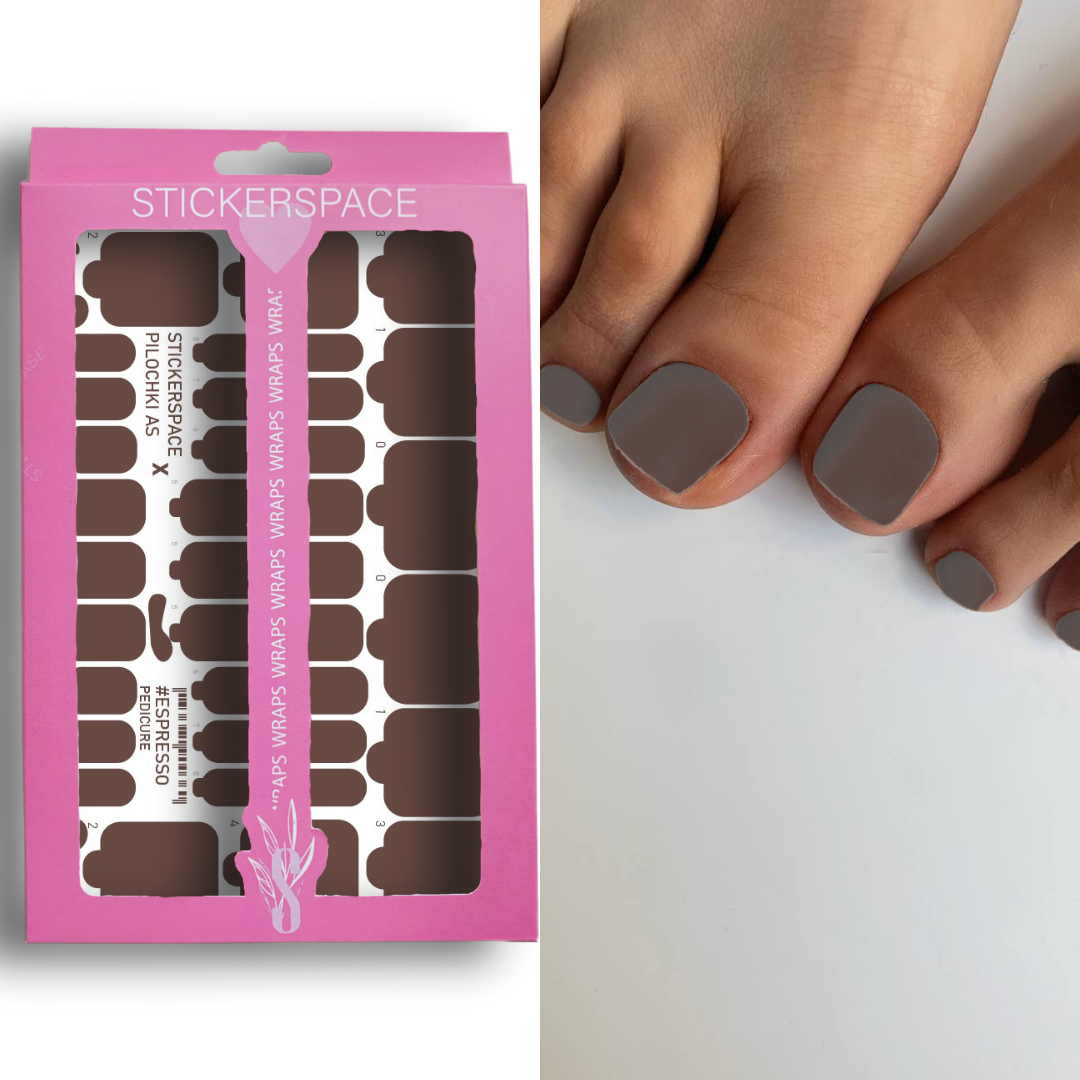 Плівки педикюр "Espresso"