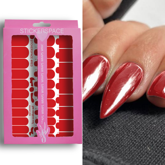 Nail wrap "Red"