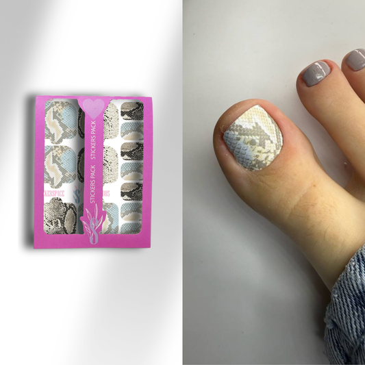 Pedicure nail wrap refills D-00005