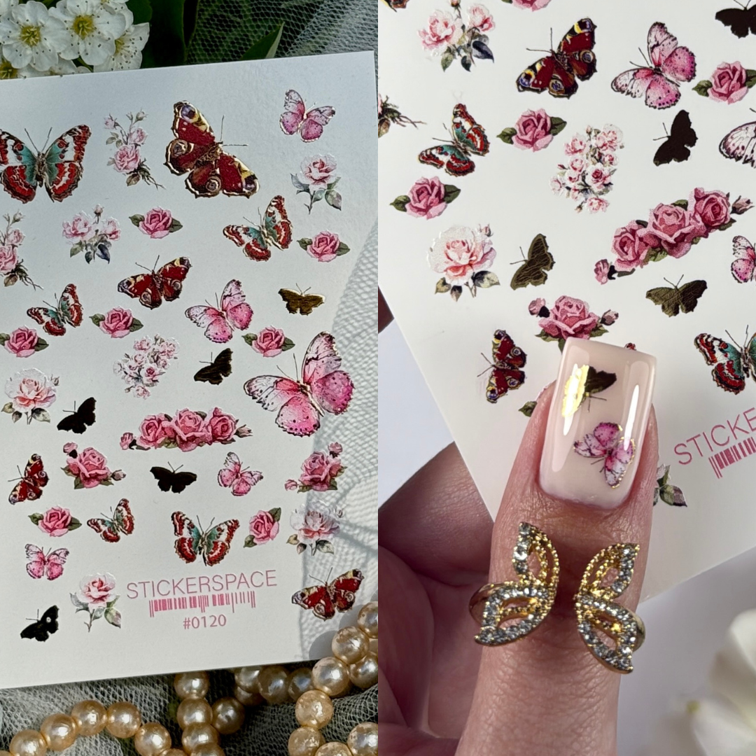 Комбіновані слайдери для нігтів - 0120