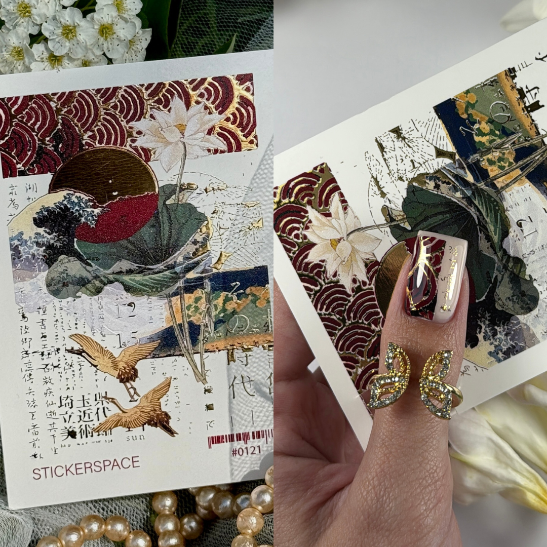 Комбіновані слайдери для нігтів - 0121