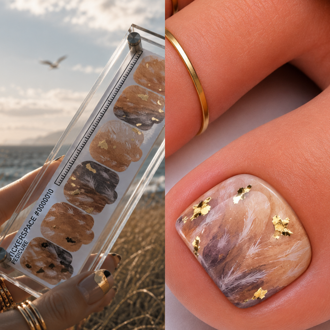 Pedicure nail wrap refills 0000010
