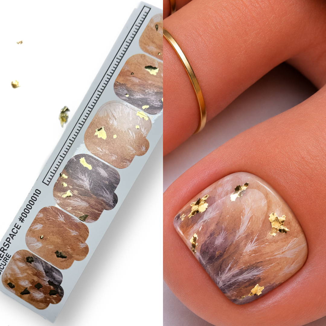 Pedicure nail wrap refills 0000010