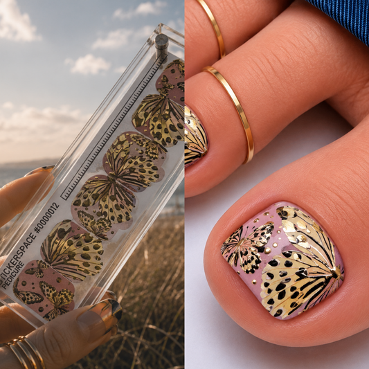 Pedicure nail wrap refills 0000012