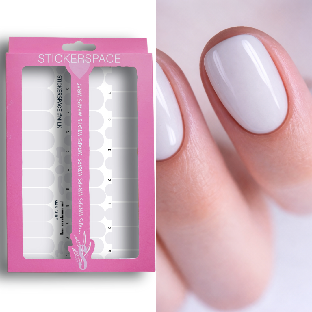 Nail wrap "Milk"