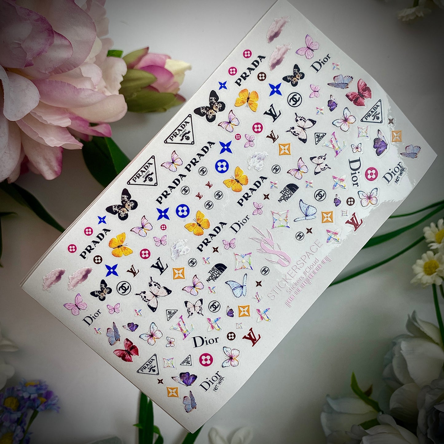Nail stickers "Cloud"