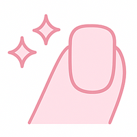 Стікери повторюють анатомію нігтя