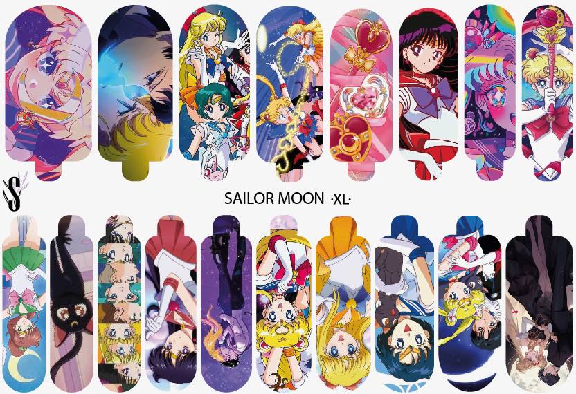 Nail wrap "Sailor moon XL"