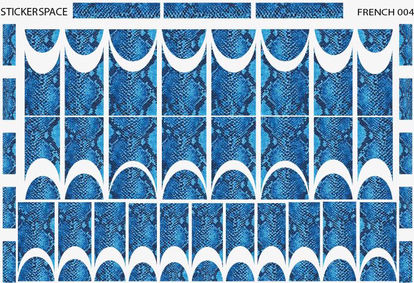 Nail wrap French 00004
