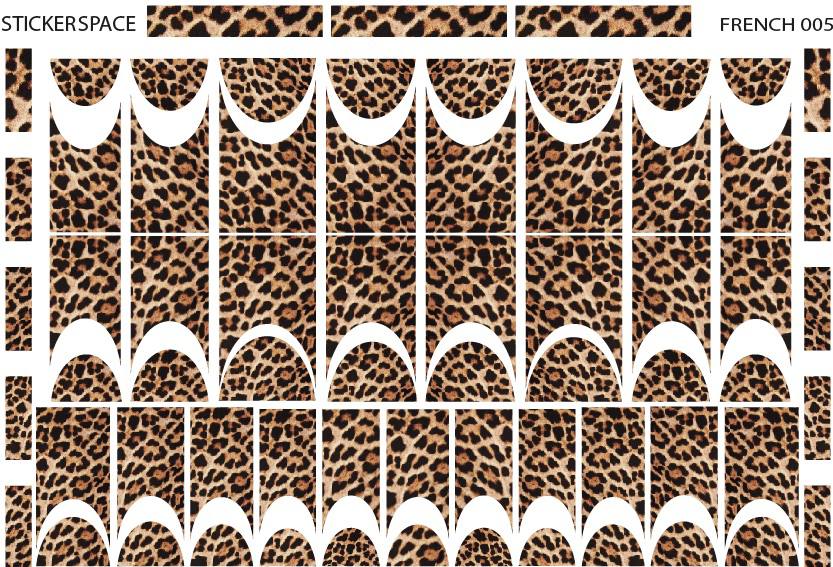 Nail wrap French 00005