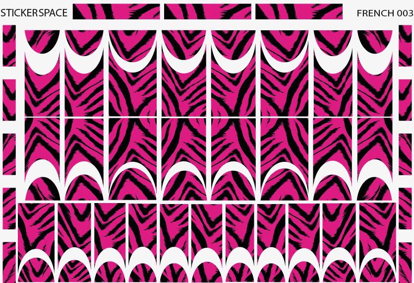 Nail wrap French 00003