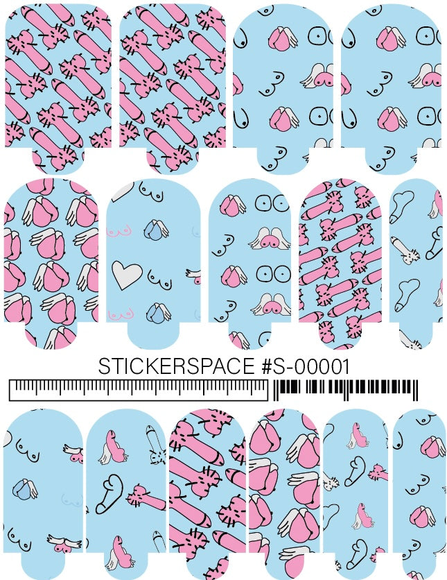 Nail wraps mini S-00001