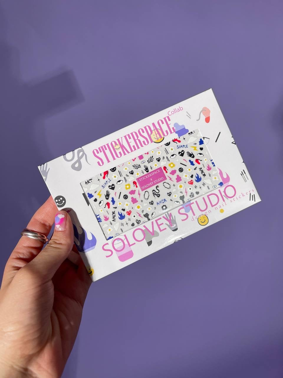 Стікери для нігтів "Simple"