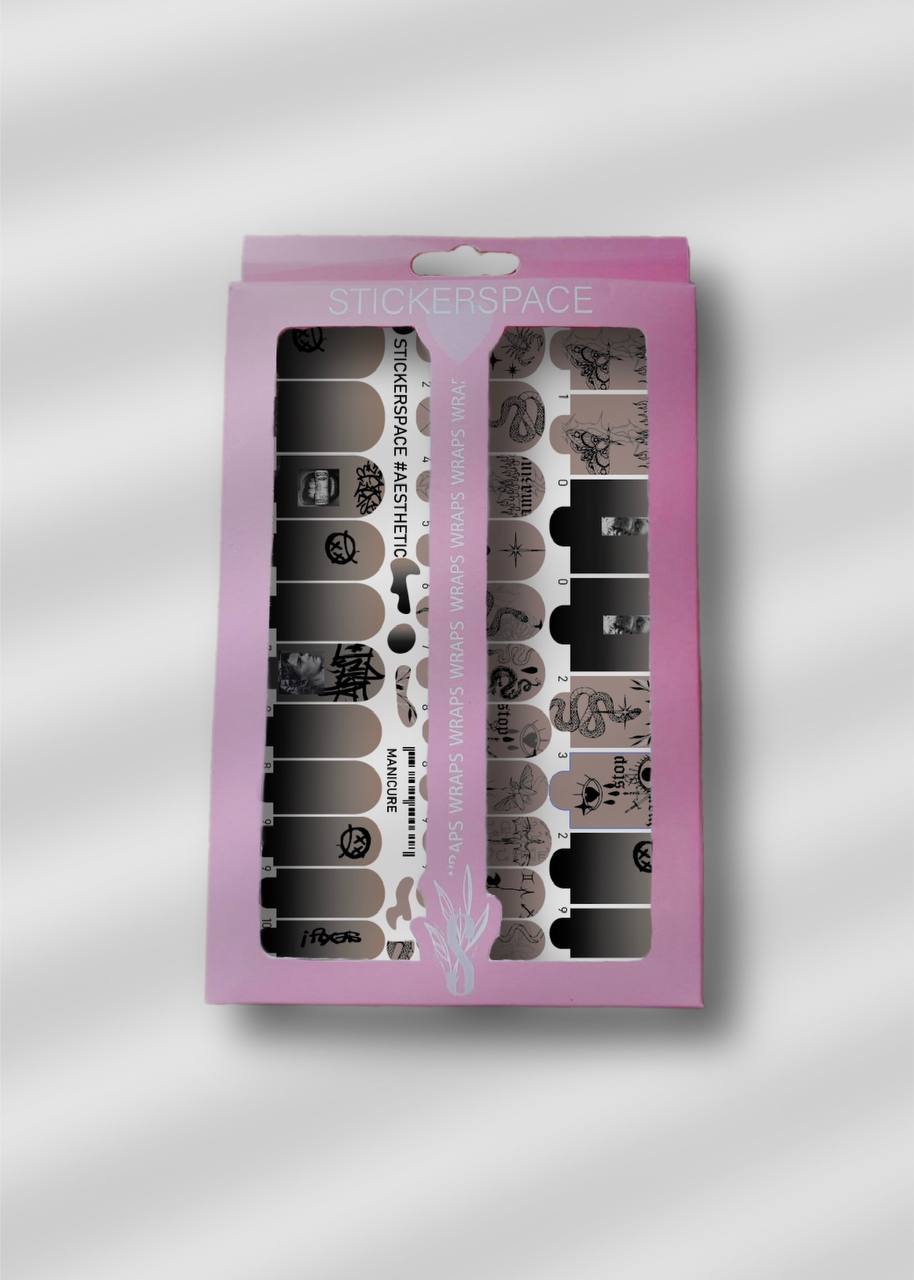 Manicure nail wrap "Aesthetics"
