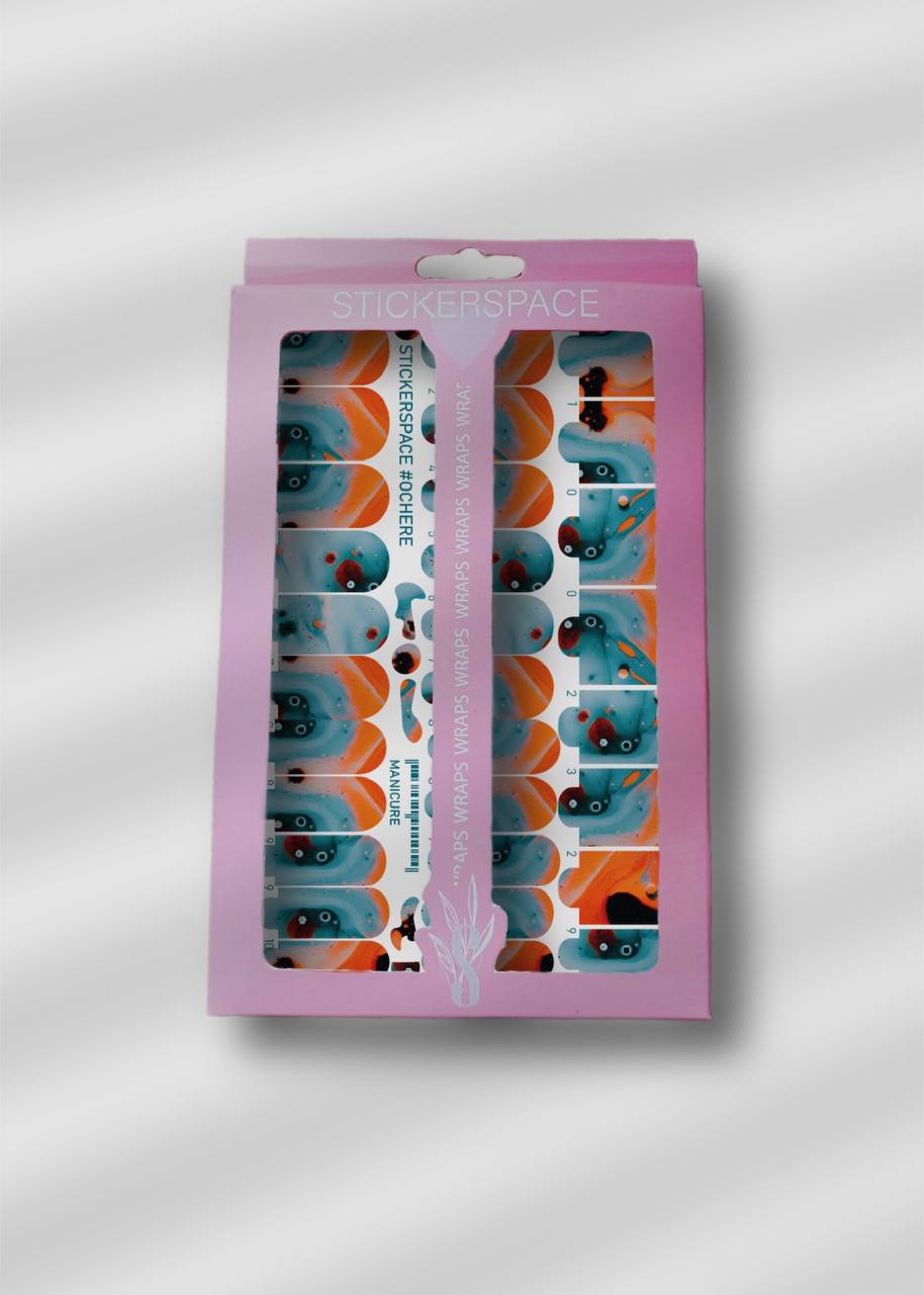 Nail wrap "Ochere"