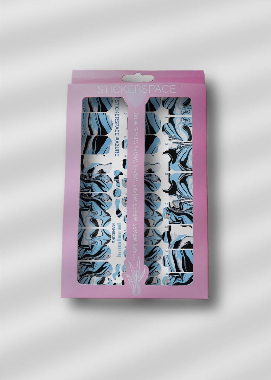 Nail wrap "Azure"