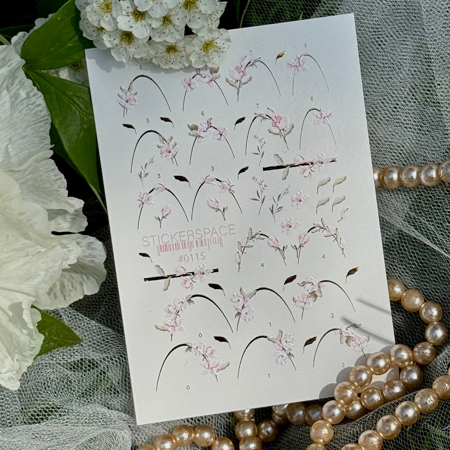 Комбіновані слайдери для нігтів - 0115