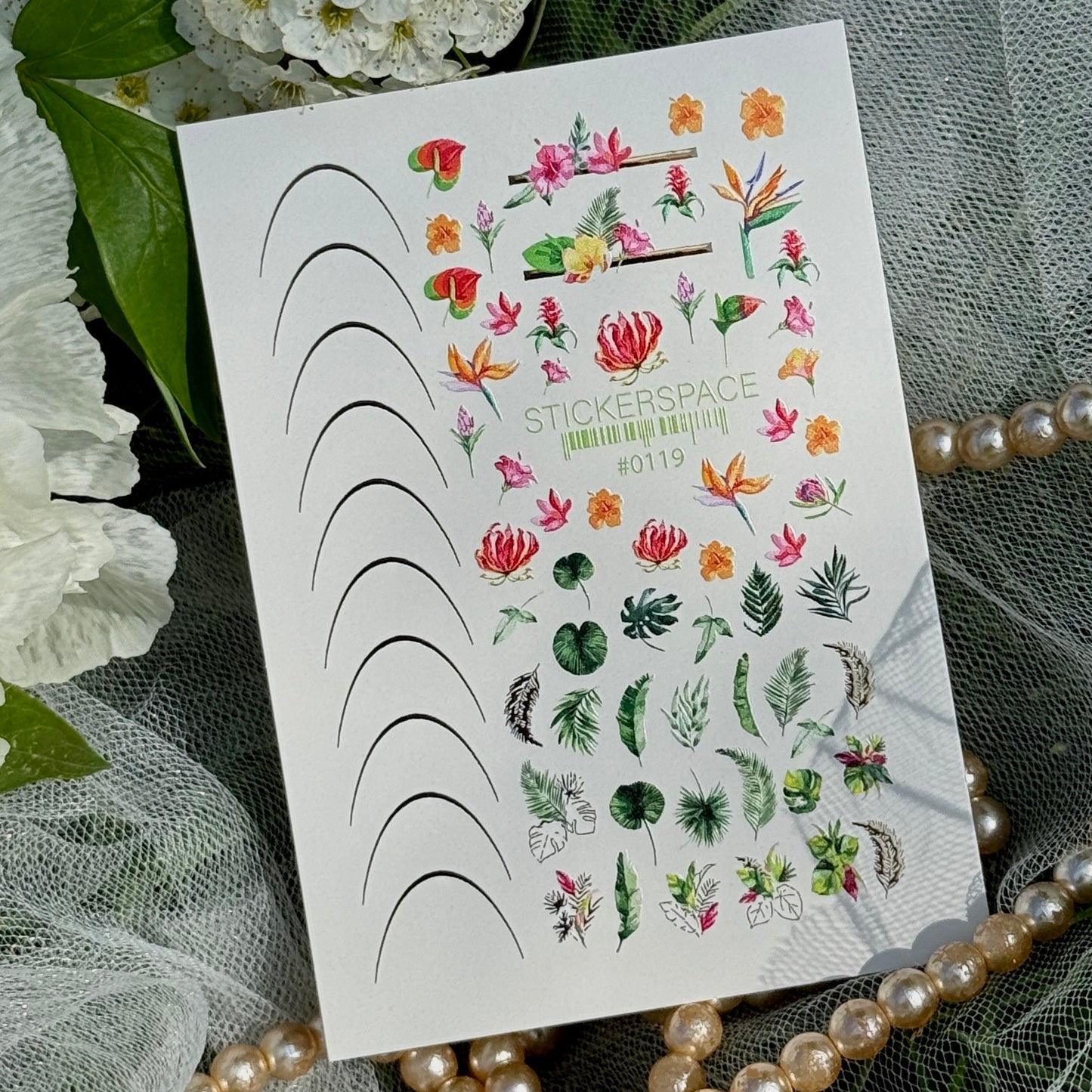 Комбіновані слайдери для нігтів - 0119