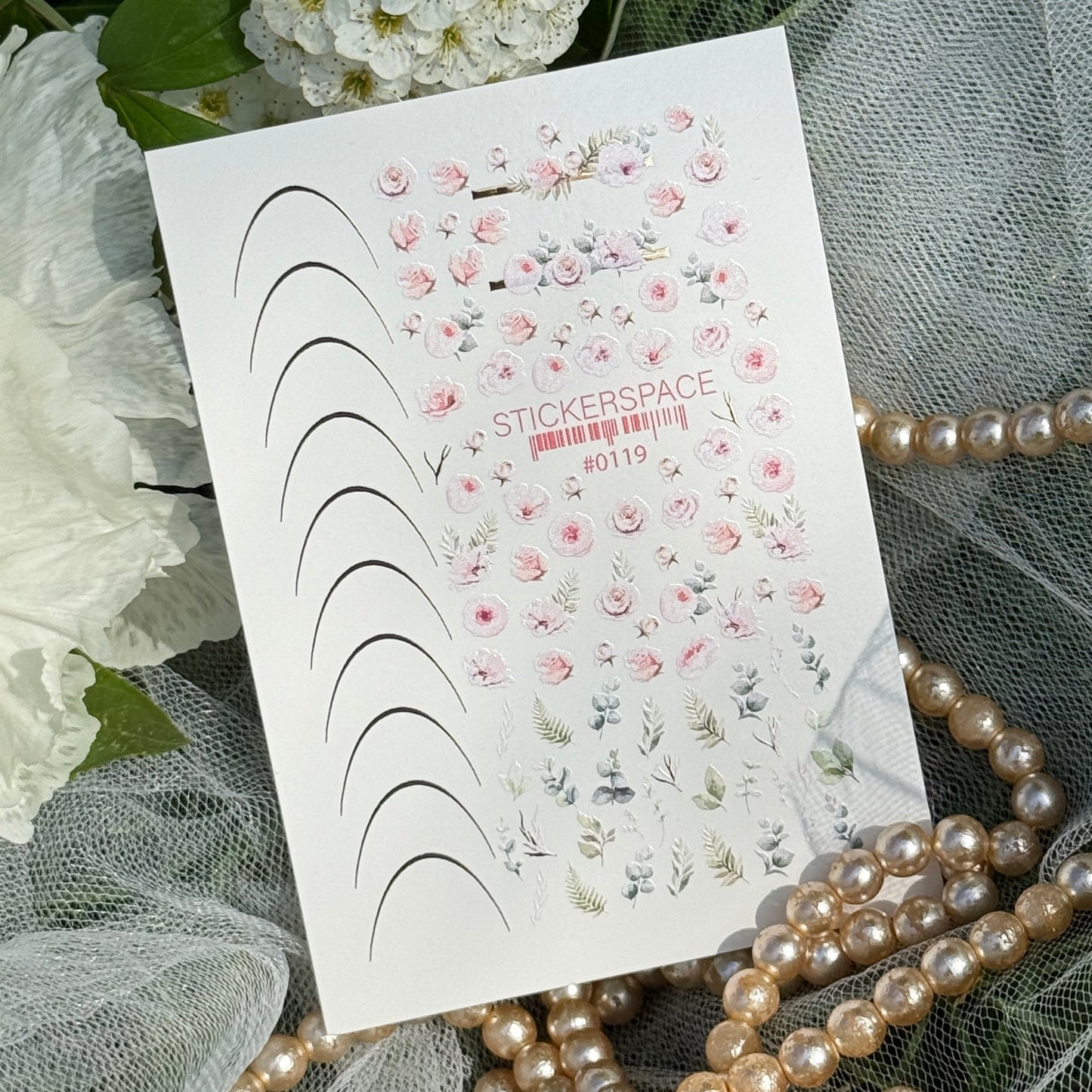 Комбіновані слайдери для нігтів - 0122