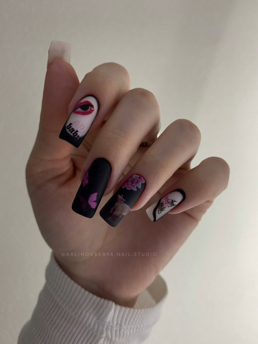 Стікери для нігтів "Magazine"