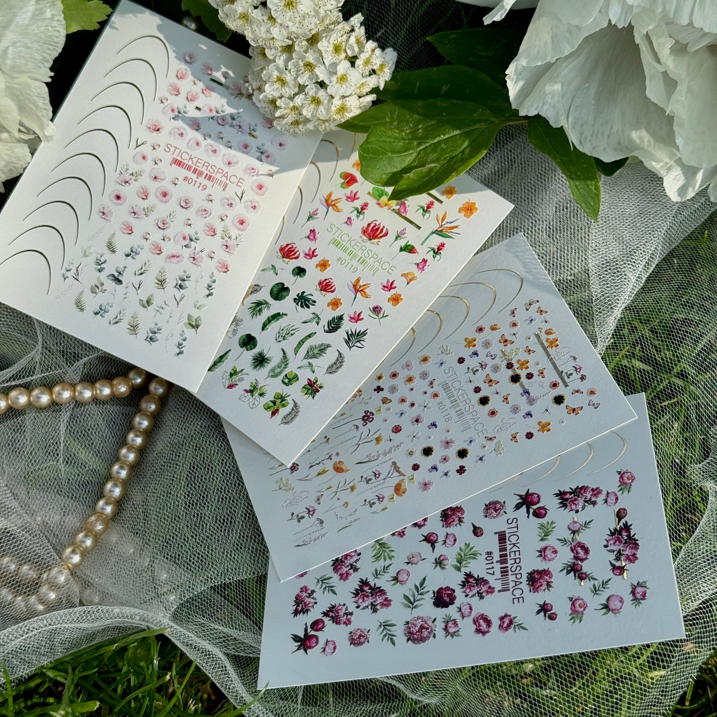 Комбіновані слайдери для нігтів - 0122