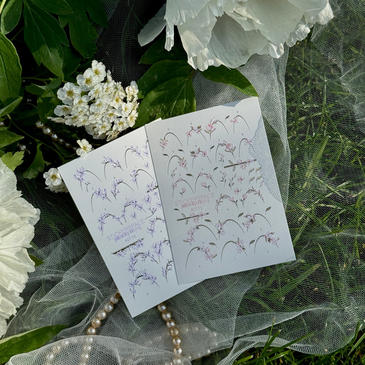 Комбіновані слайдери для нігтів - 0116