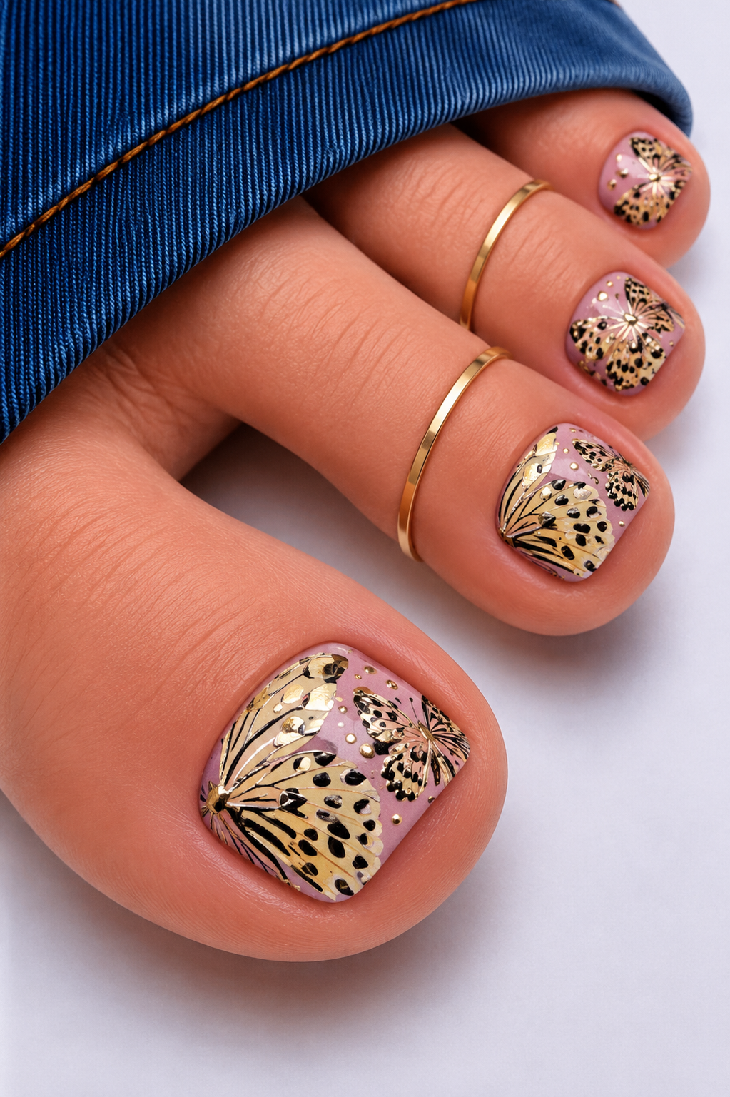 Pedicure nail wrap refills 0000012