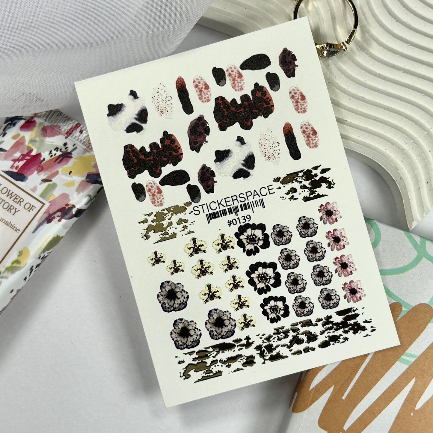 Комбіновані слайдери для нігтів - 0193