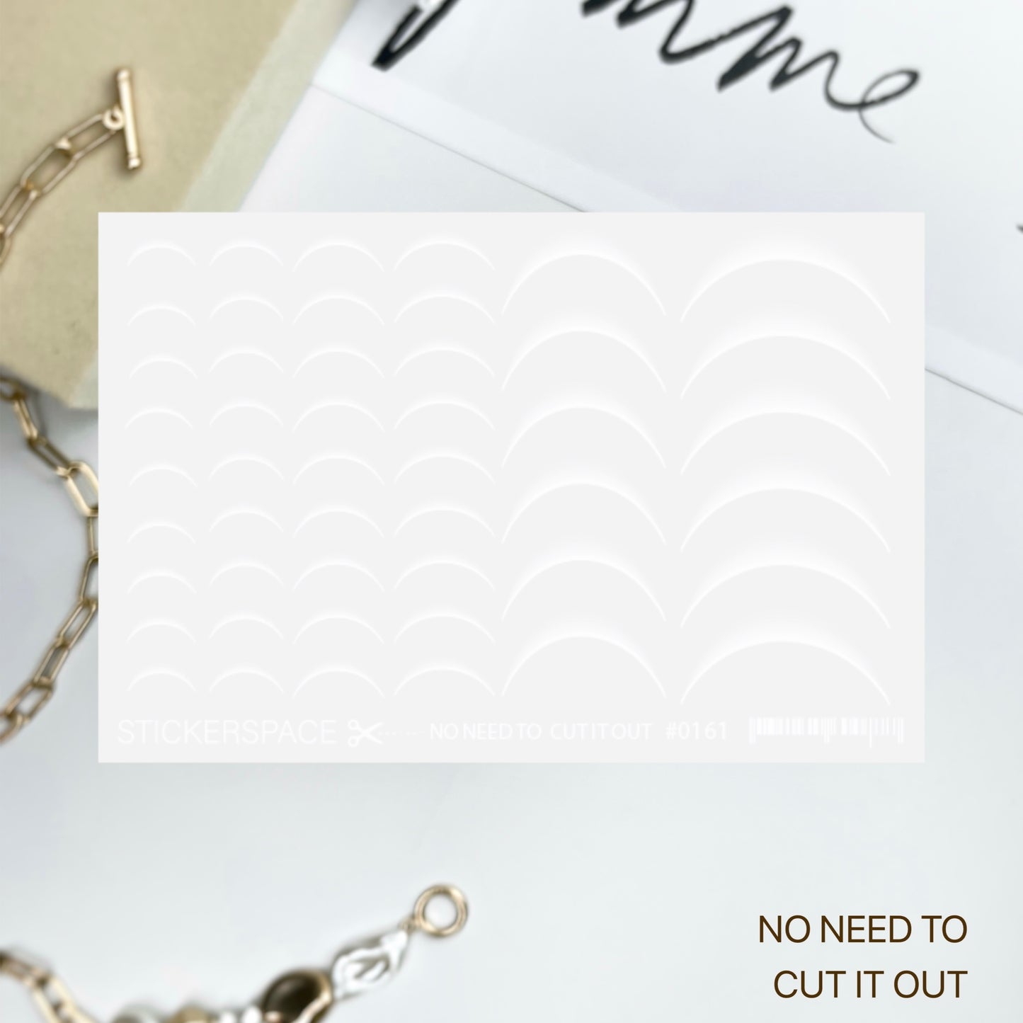 Слайдери для педикюру - Френч градієнт 0161