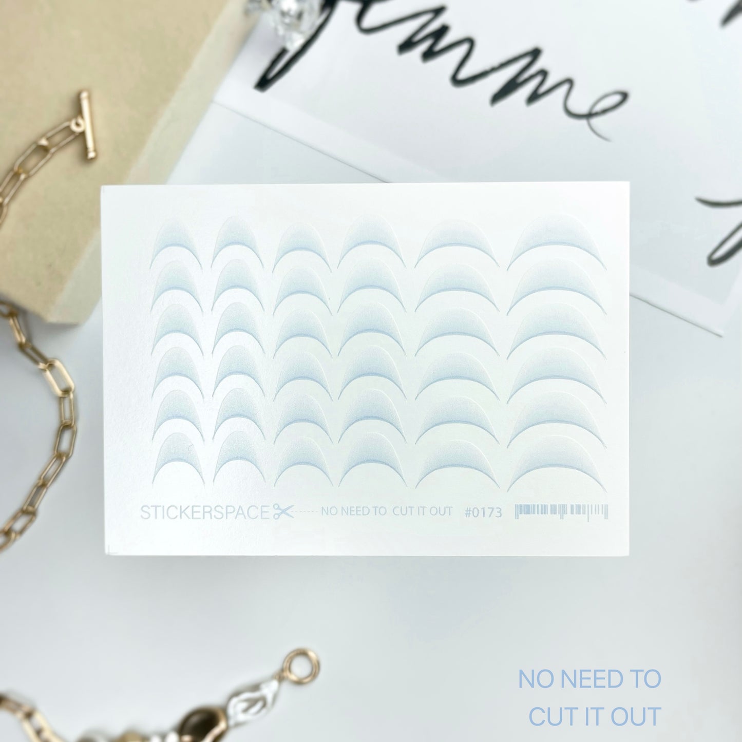 Слайдери для манікюру - Френч градієнт 0173