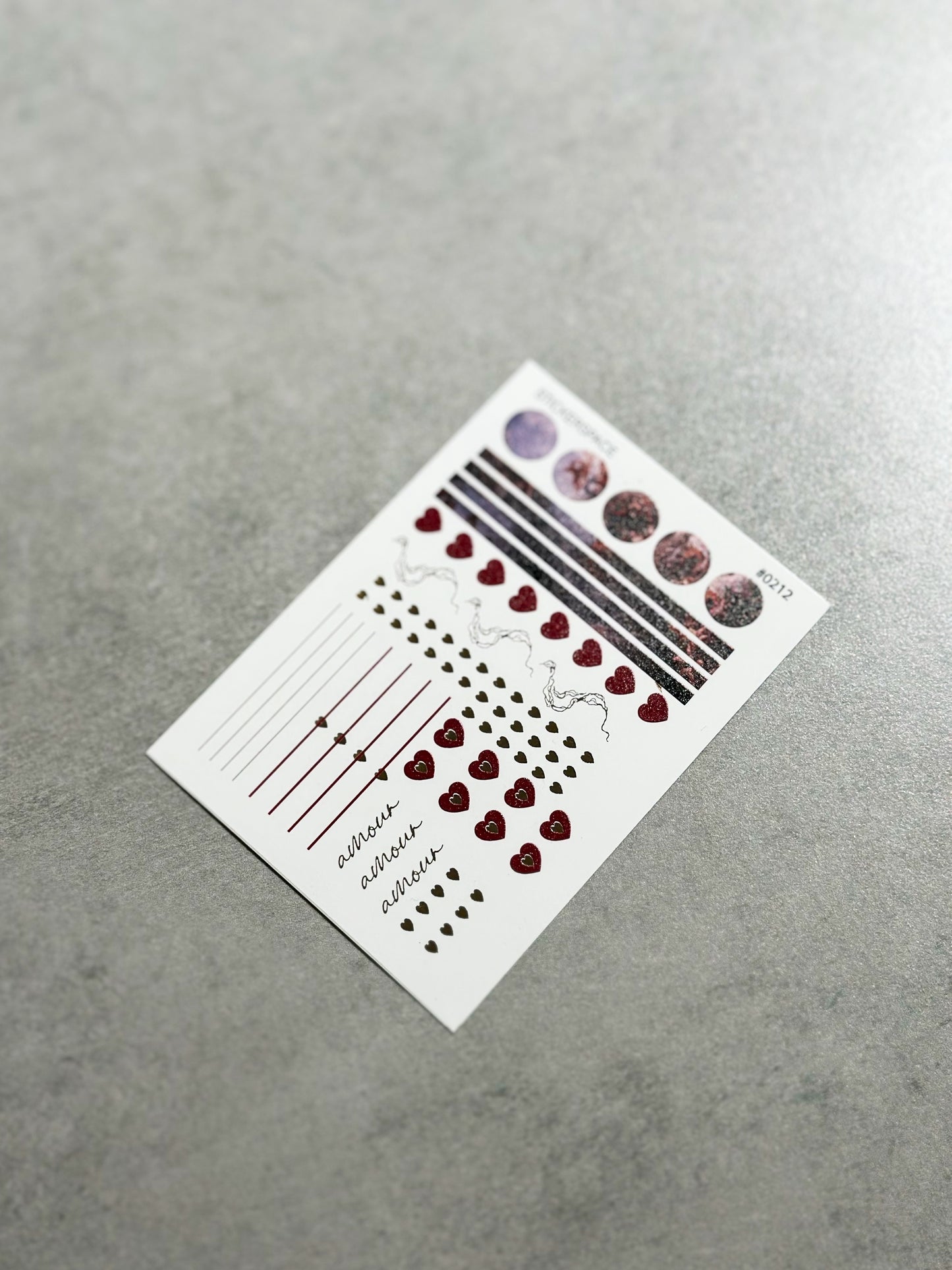 Комбіновані слайдери для нігтів - 0212