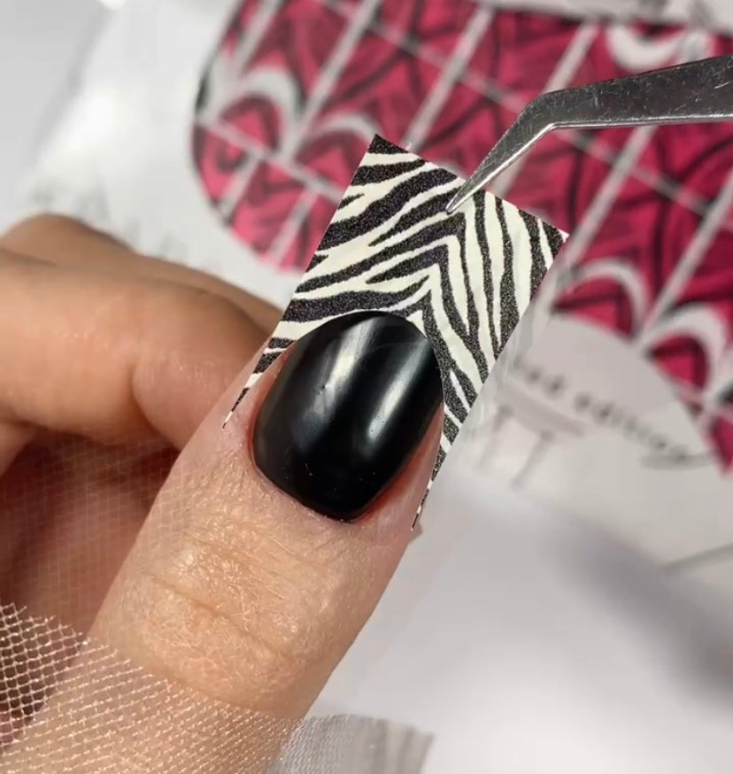 Френч-плівки манікюр 00011