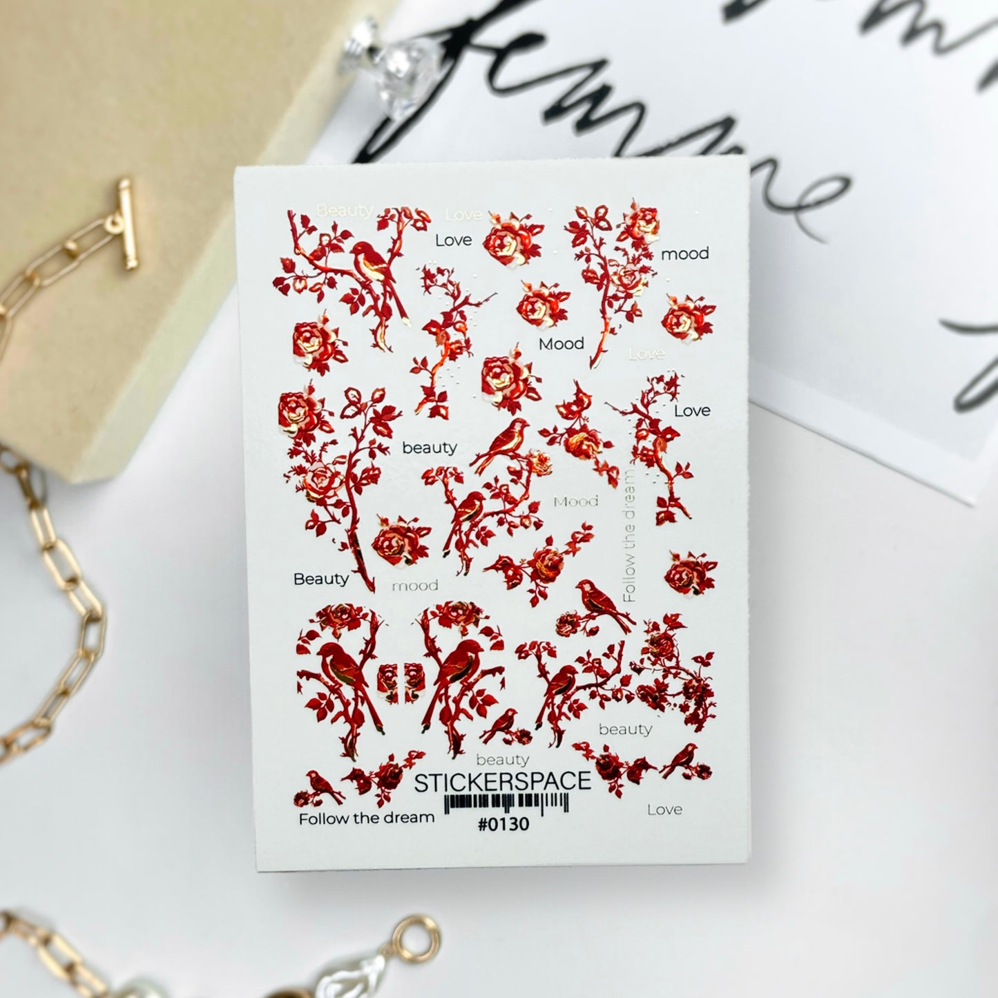 Комбіновані слайдери для нігтів - 0130