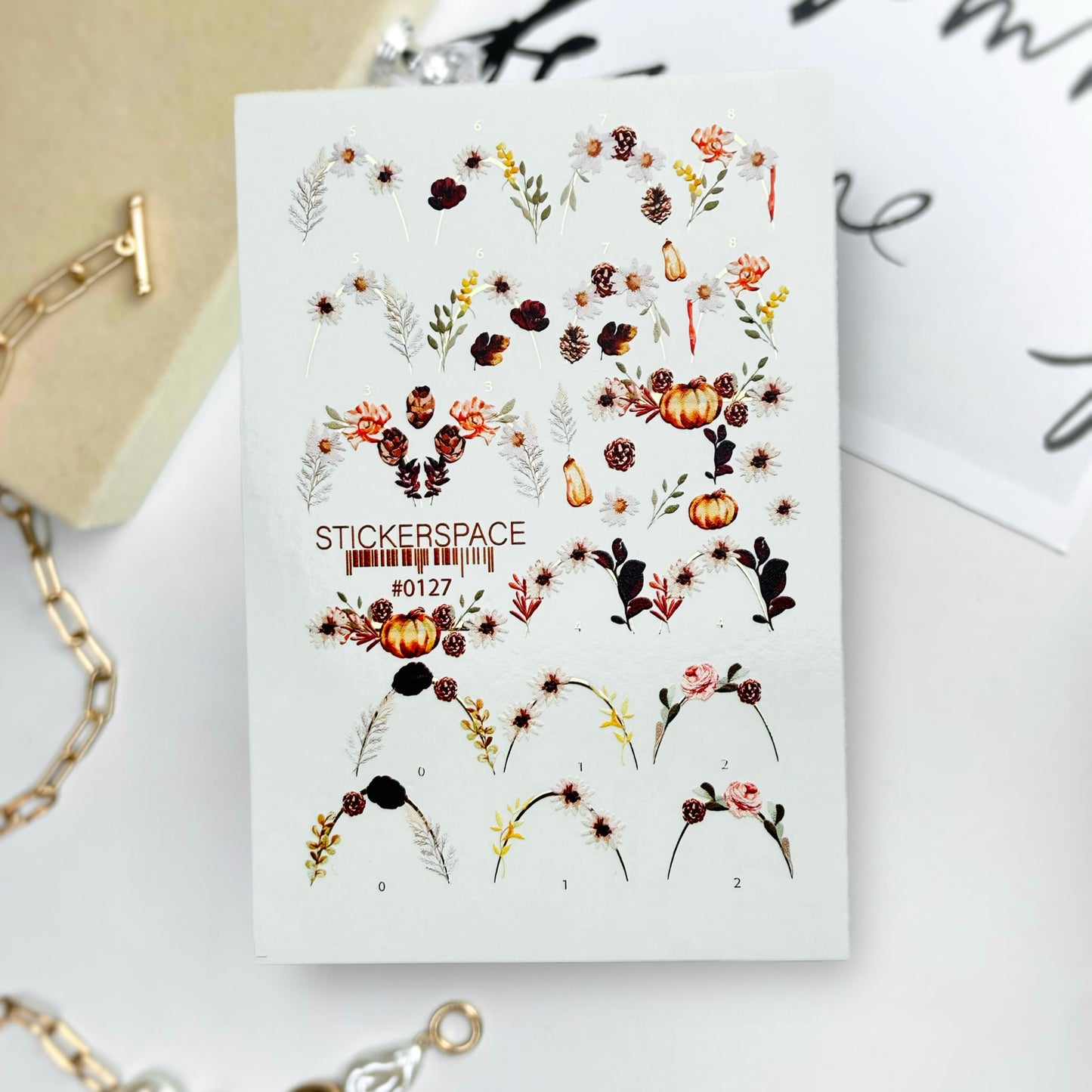 Комбіновані слайдери для нігтів - 0127