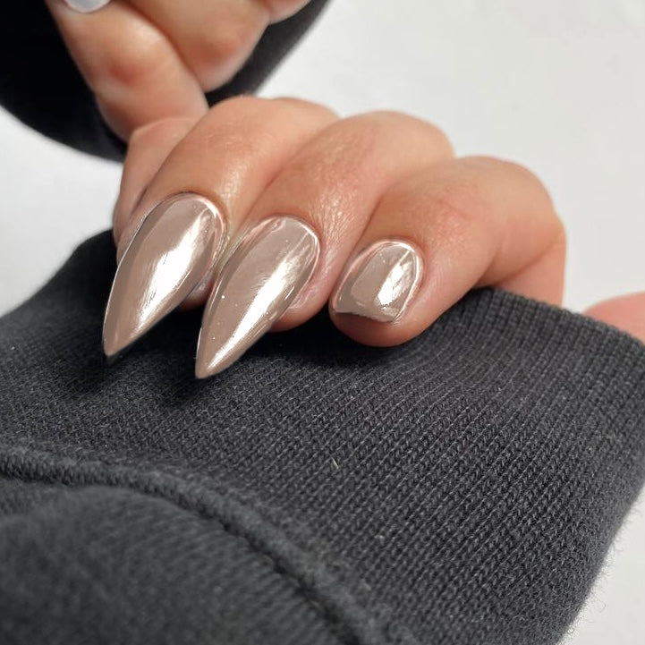 Міні-плівки для нігтів Бежево-рожеві S-00034