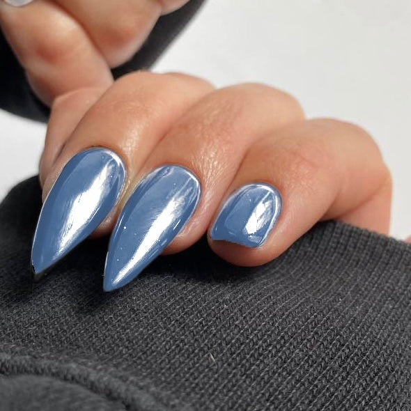 Міні-плівки для нігтів синій S-00026