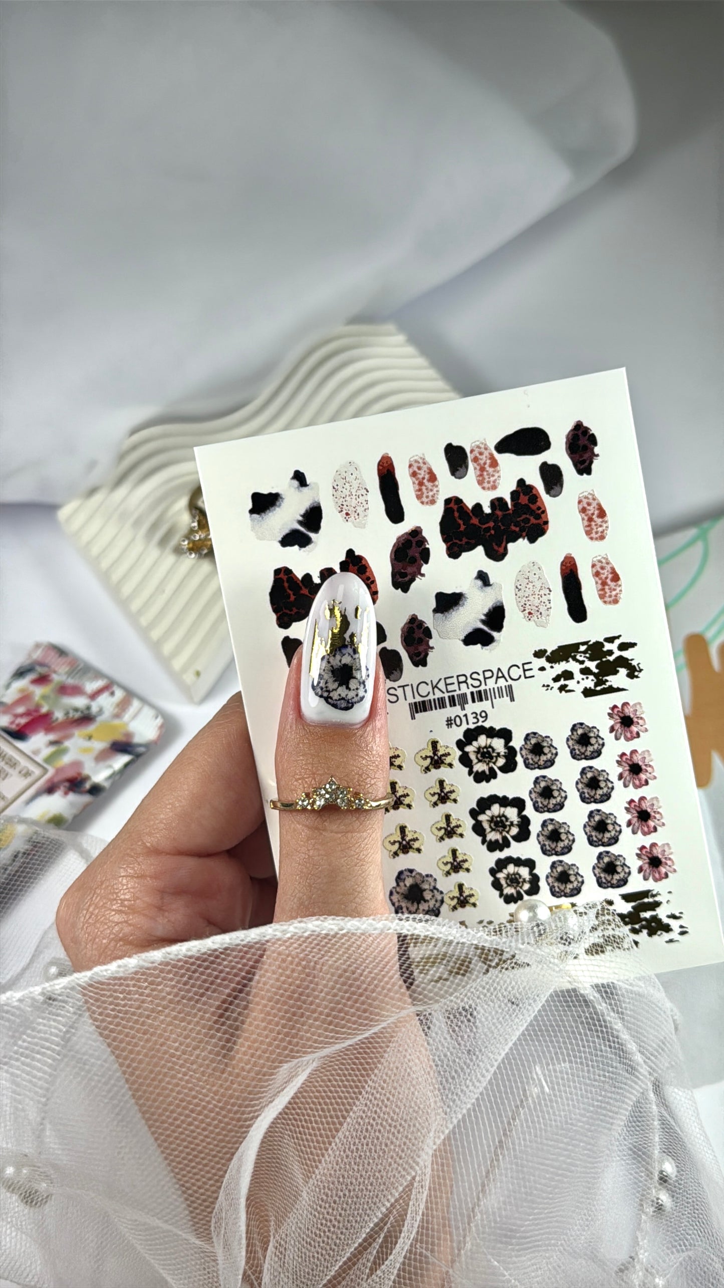 Комбіновані слайдери для нігтів - 0193