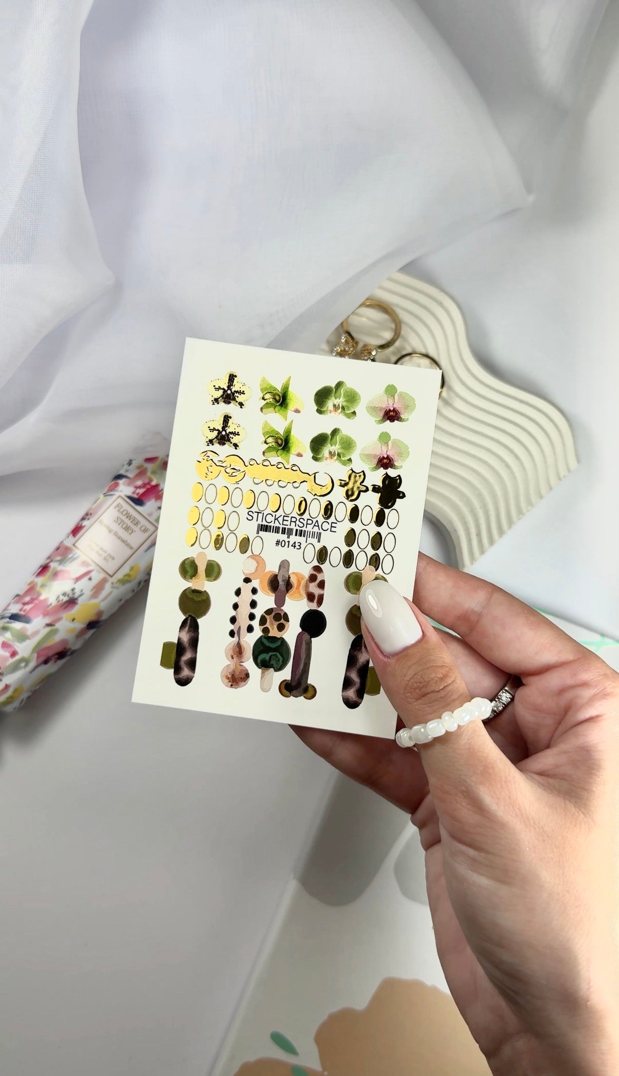 Комбіновані слайдери для нігтів - 0143