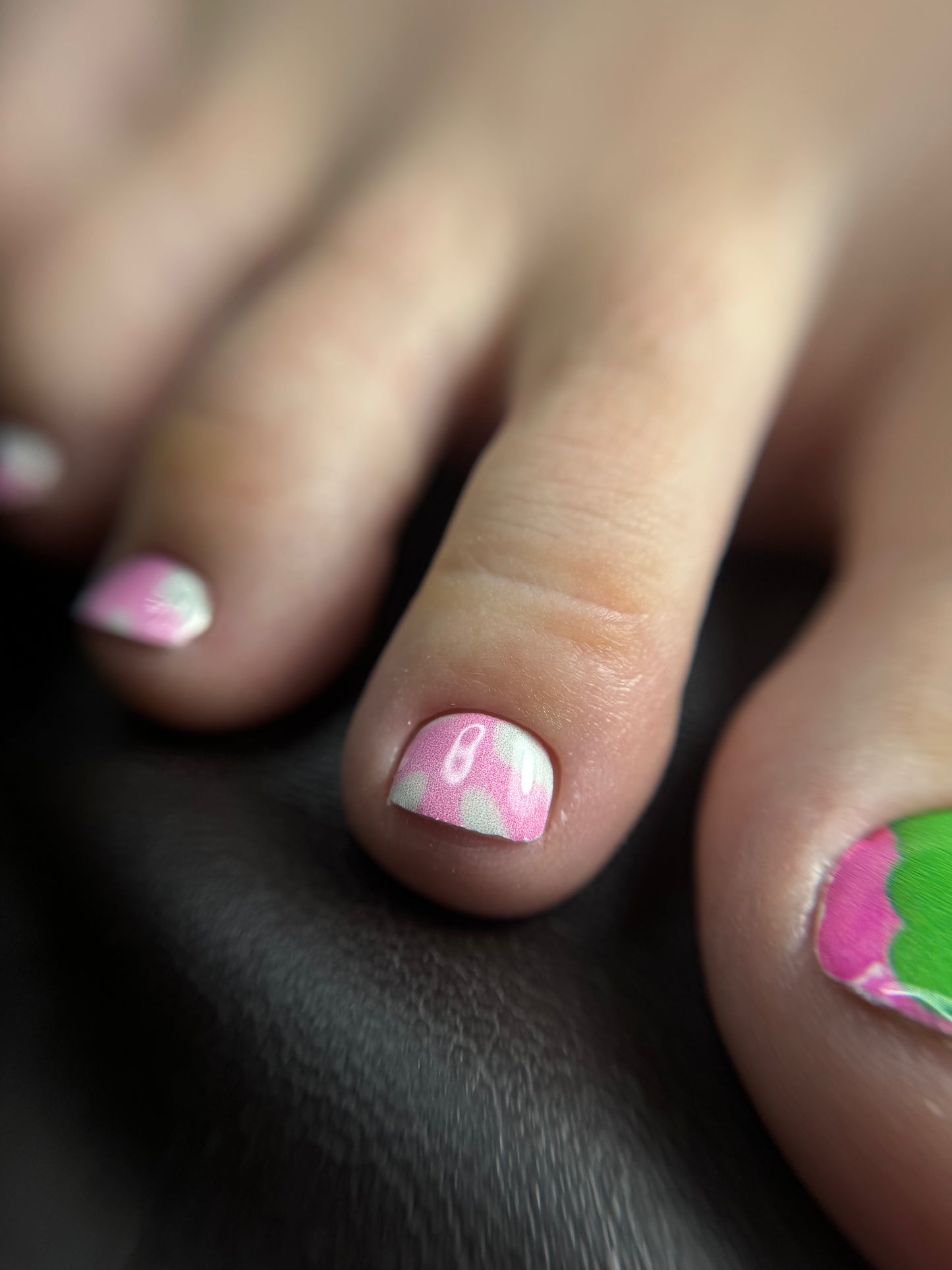 Nail pedicure wraps Sing