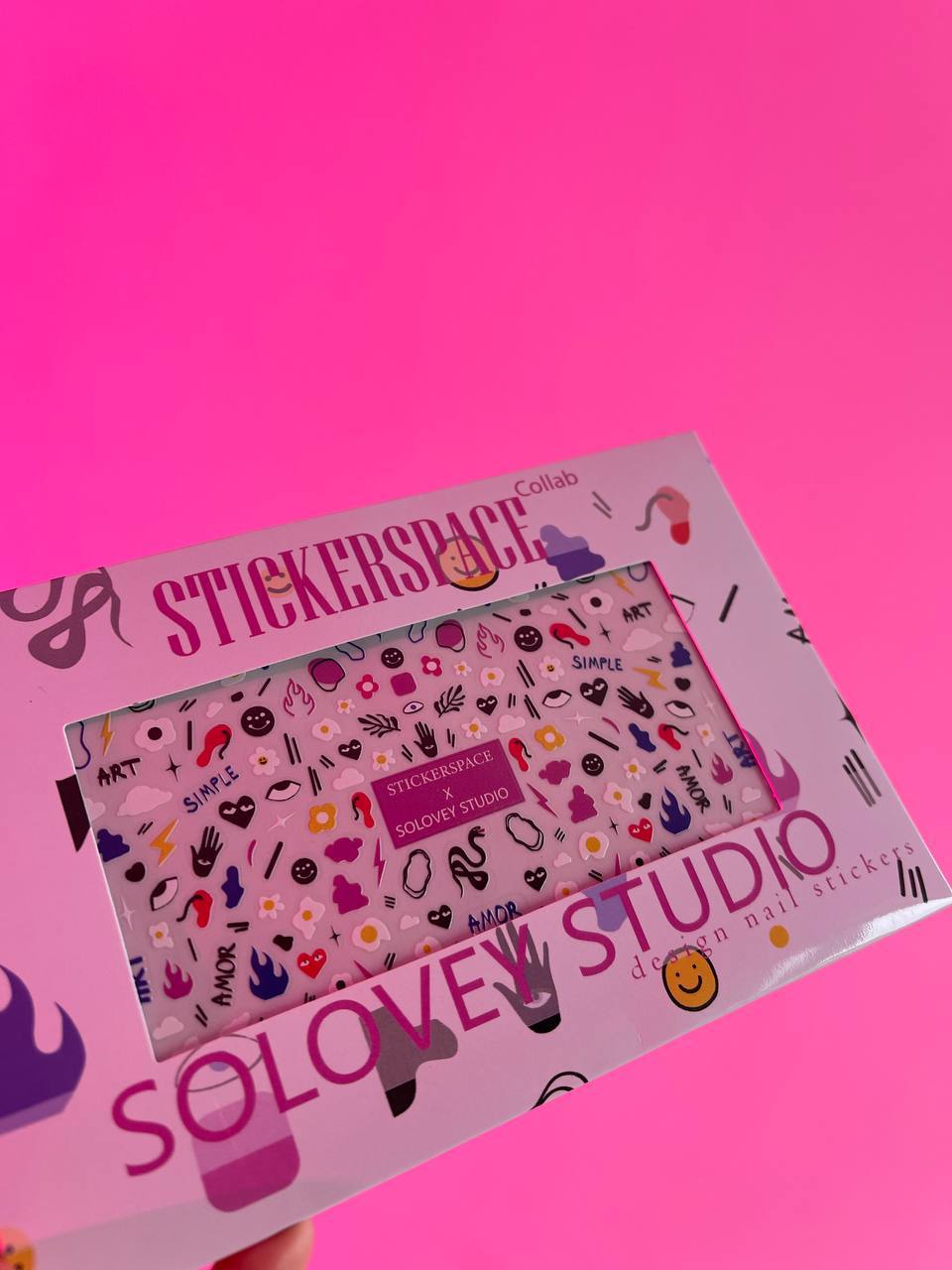 Стікери для нігтів "Simple"