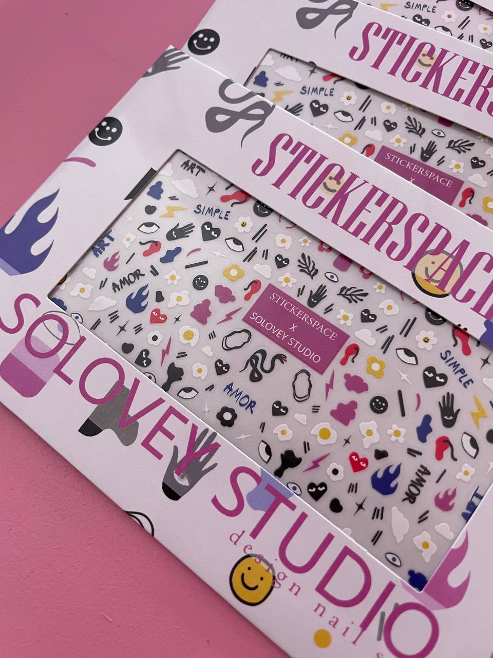 Стікери для нігтів "Simple"