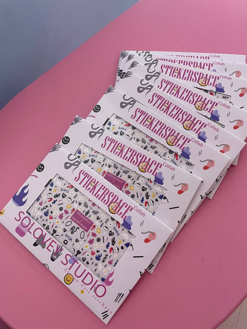 Стікери для нігтів "Simple"