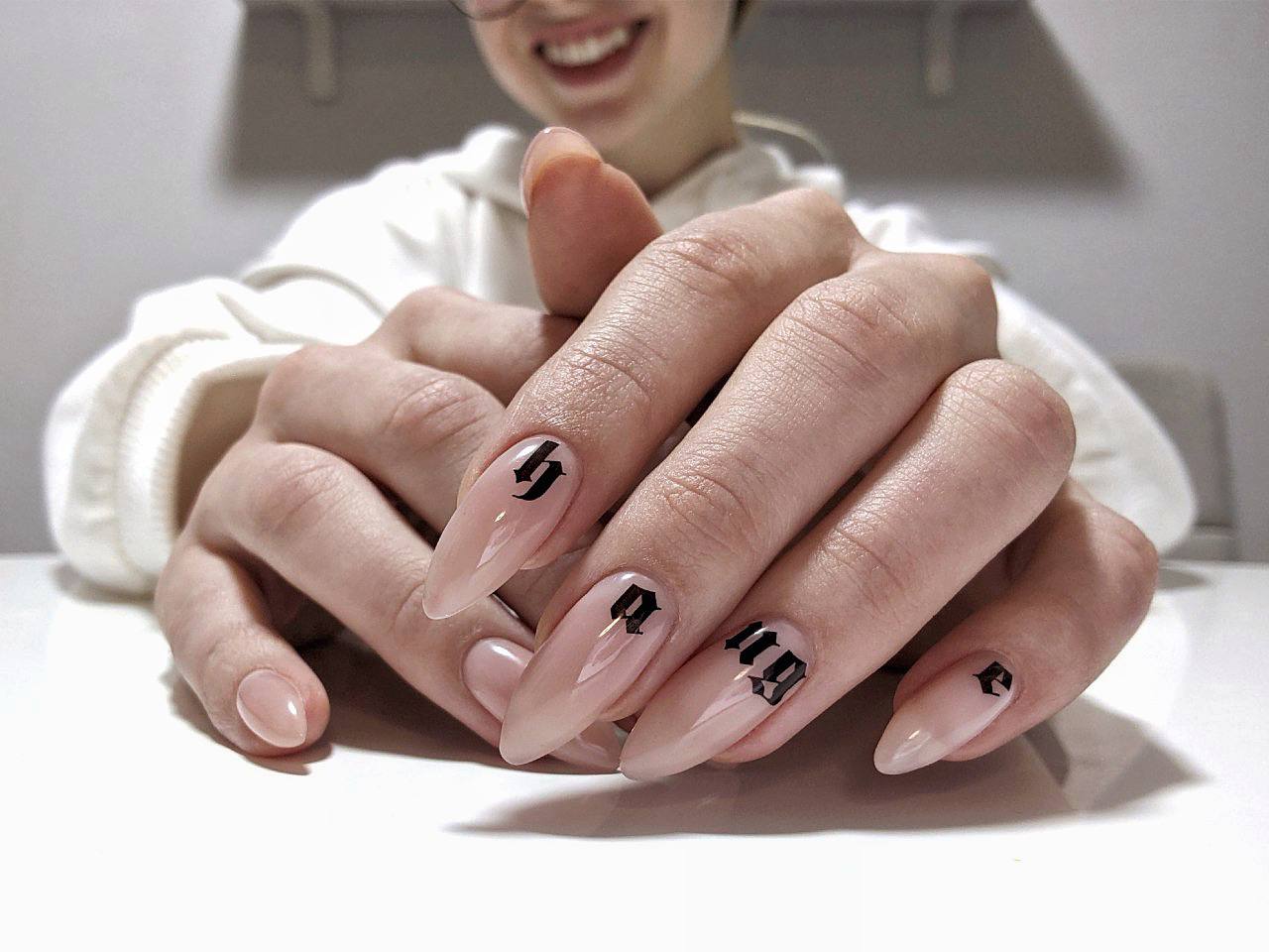 Стікери для нігтів "Gothic"