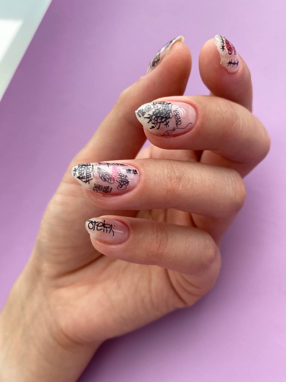 Стікери для нігтів "Street culture"