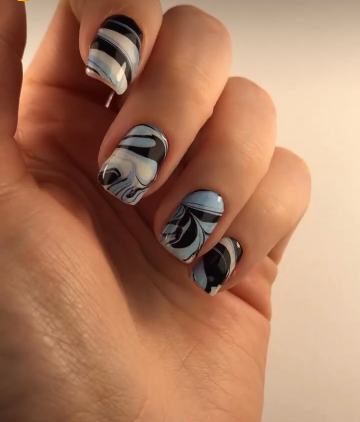 Nail wrap "Azure"