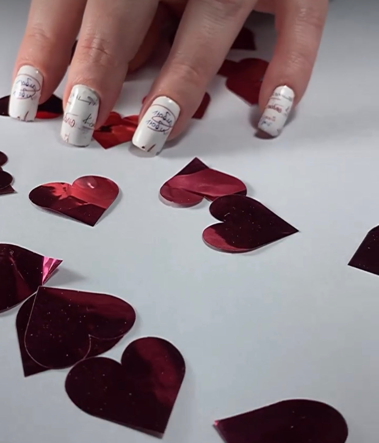 Nail wrap "Love"